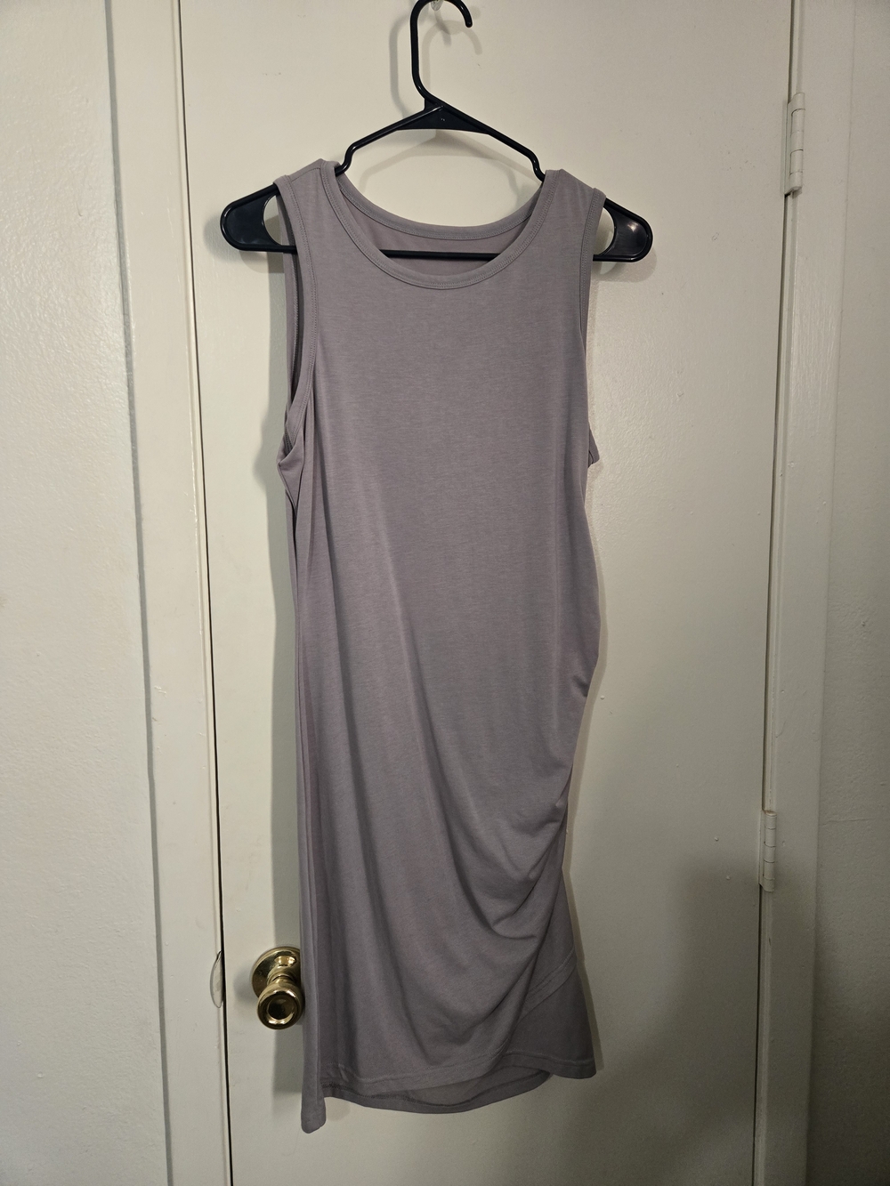 SHEIN Grey Sleeveless Midi Dress